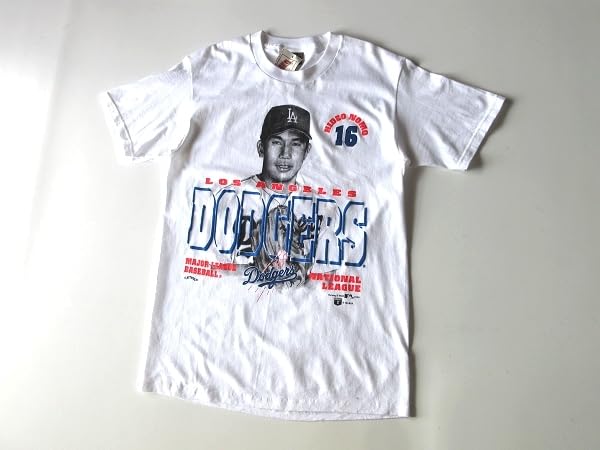 90s 野茂英雄 三振 ストライクアウト USA製 Tシャツ NUTMEG 90s 野茂英雄 三振 ストライクアウト USA製 Tシャツ NUTMEG